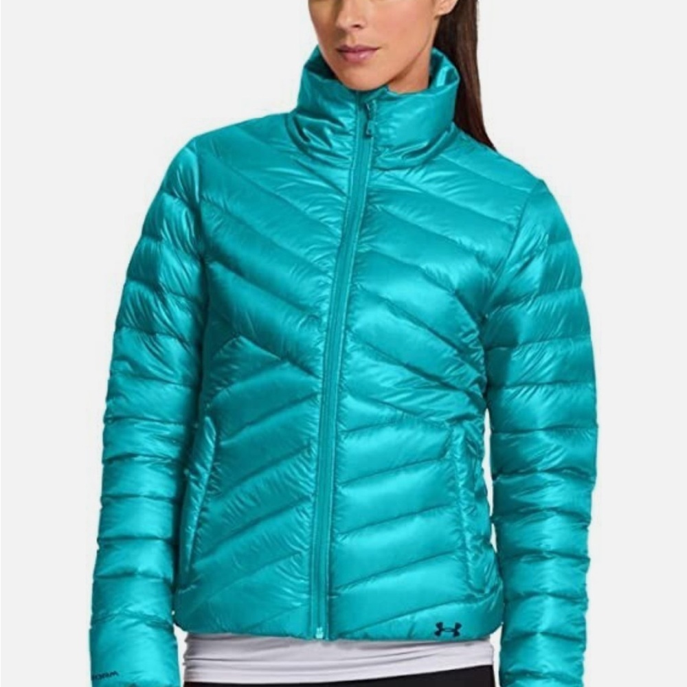 Under Armour ColdGear Storm Infrared Teal Uptown Puffer Jacket